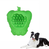 Novo design OEM / ODM brinquedos para animais de estimação brinquedos de borracha indestrutíveis para cães estridentes molar brinquedos de maçã X'Mas para cães