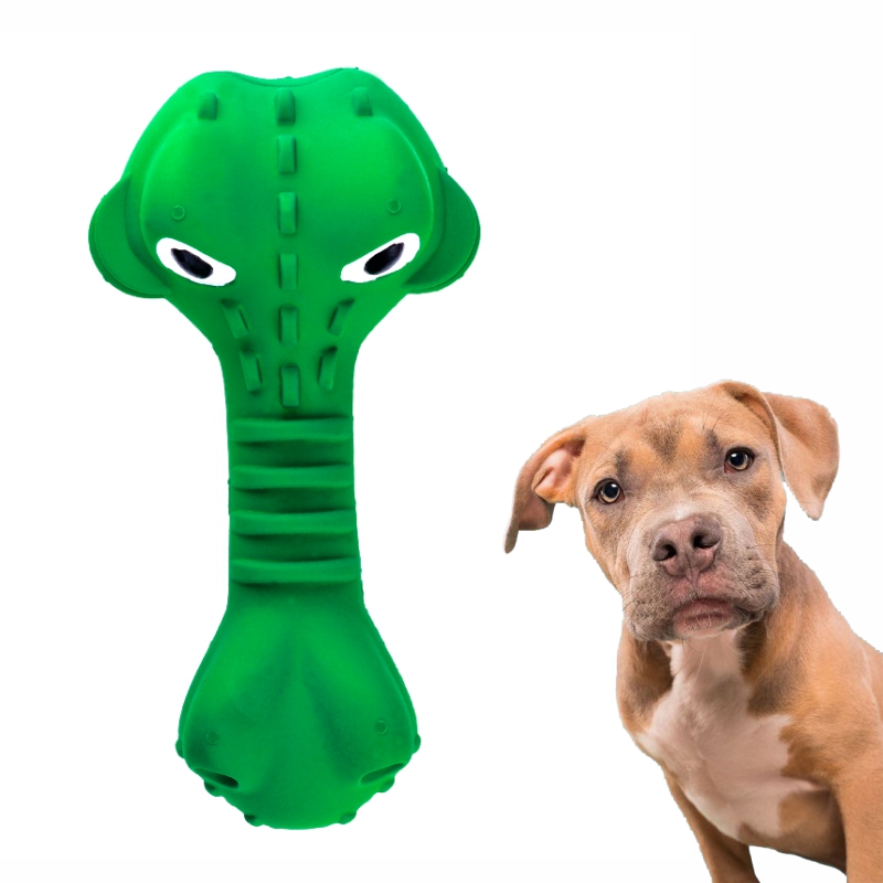 Brinquedo ecológico para cães de borracha naturais para animais de estimação que rangem