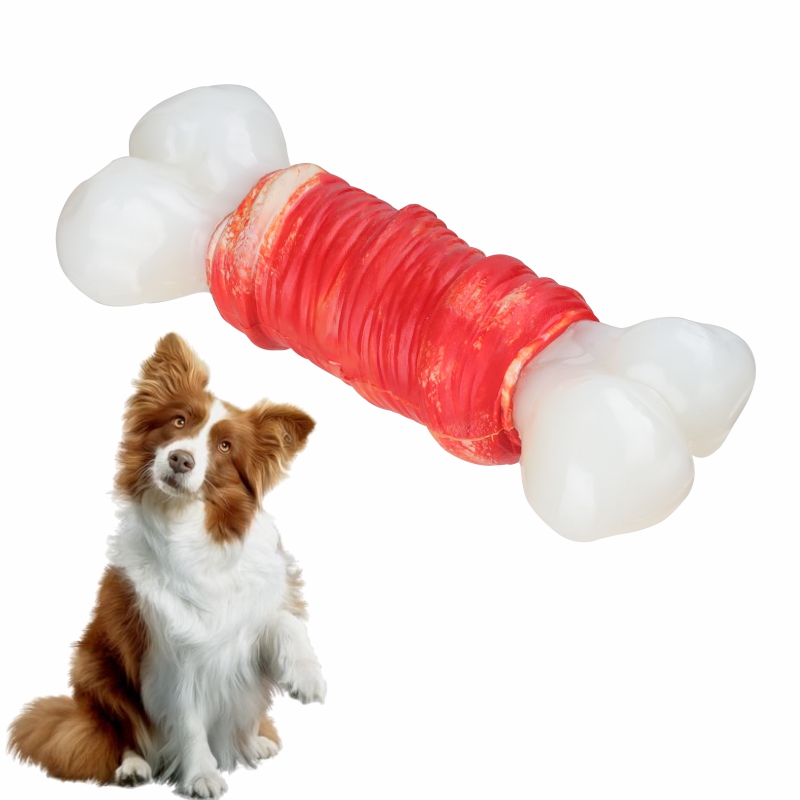 Novo brinquedo molar para animais de estimação, molar ósseo, dentes fixos resistentes ao desgaste, brinquedos para cachorros